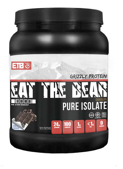 ETB Pure Isolate Whey Protein - 2lb tub - Chocolate