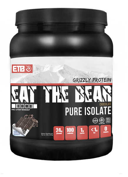 ETB Pure Isolate Whey Protein - 2lb tub - Chocolate
