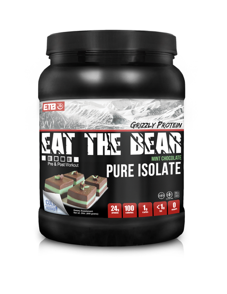 ETB Pure Isolate Whey Protein - 2lb tub - Mint Chocolate