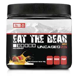 ETB UnCaged 2.5 Pre- Workout 198g jar - Mango