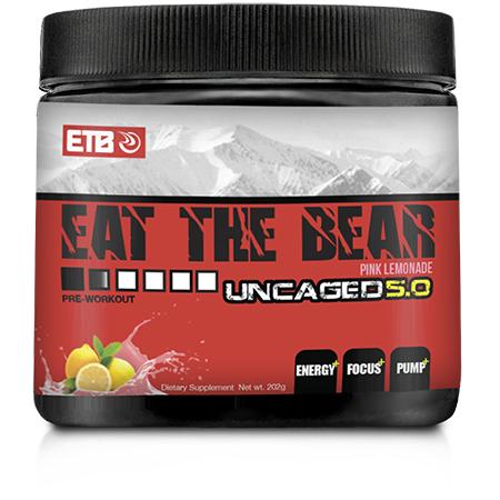 ETB UnCaged 5.0 Pre- Workout 198G jar - Pink Lemonade